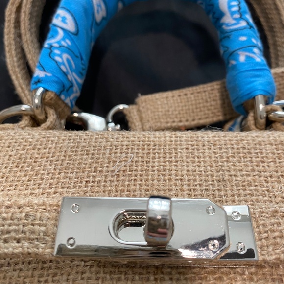 Luna Sarah Marrakech Saint Barth Raffia Handbag - Picture 2 of 7